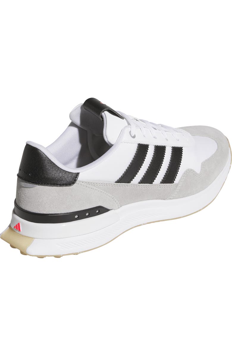 adidas Gender Inclusive S2G 26 Waterproof Spikeless Golf Shoe, Alternate, color, White/ Core Black/ Grey Two