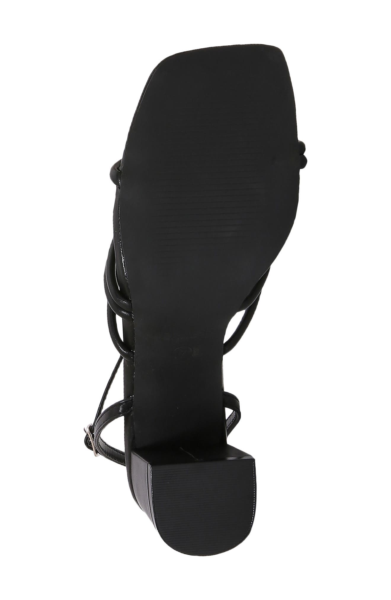 BERNESS Emmarie Tubular Strap Sandal, Alternate, color, Black