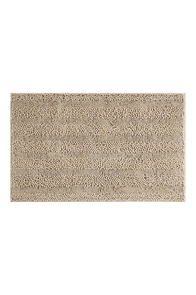Astor 24-Inch Chenille Bath Mat, Main, color, LINEN