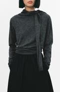 MANGO Scarf Sweater