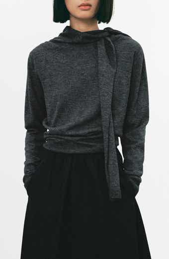 MANGO Scarf Sweater