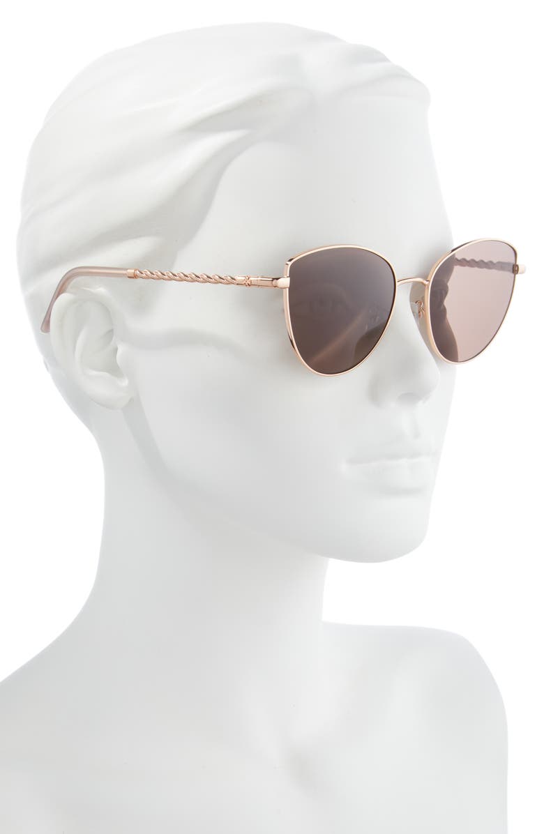 Tory Burch 56mm Cat Eye Sunglasses, Alternate, color,