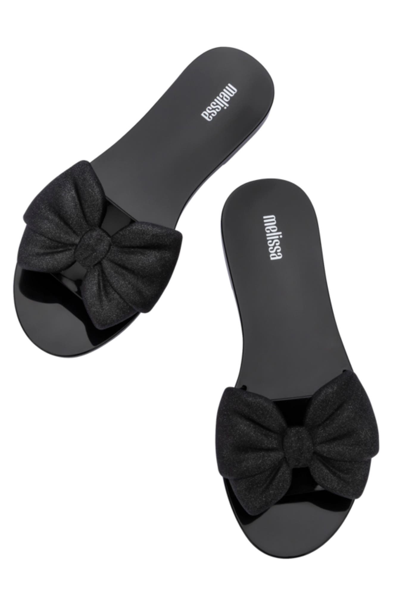 Melissa Babe II Bow Slide Sandal, Alternate, color, 