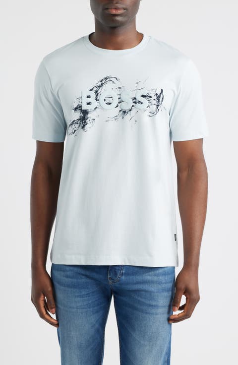 Thompson Embossed Logo Graphic T-Shirt