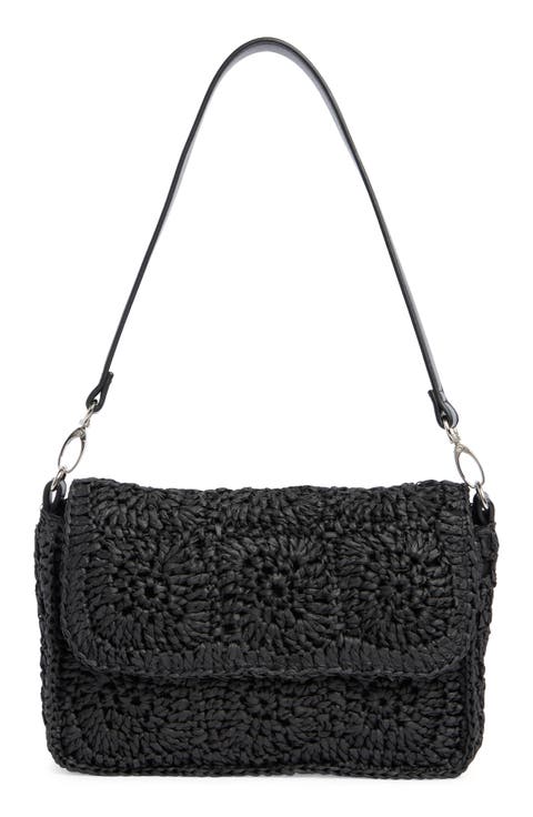 Crochet Square Shoulder Bag
