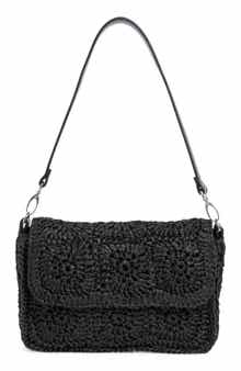 Collection XIIX Crochet Square Shoulder Bag