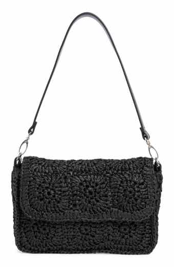 Collection XIIX Crochet Square Shoulder Bag