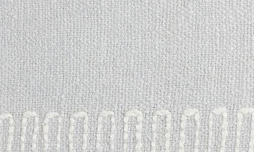 Nordstrom Textured Cotton & Linen Blend Accent Pillow In Grey Vapor