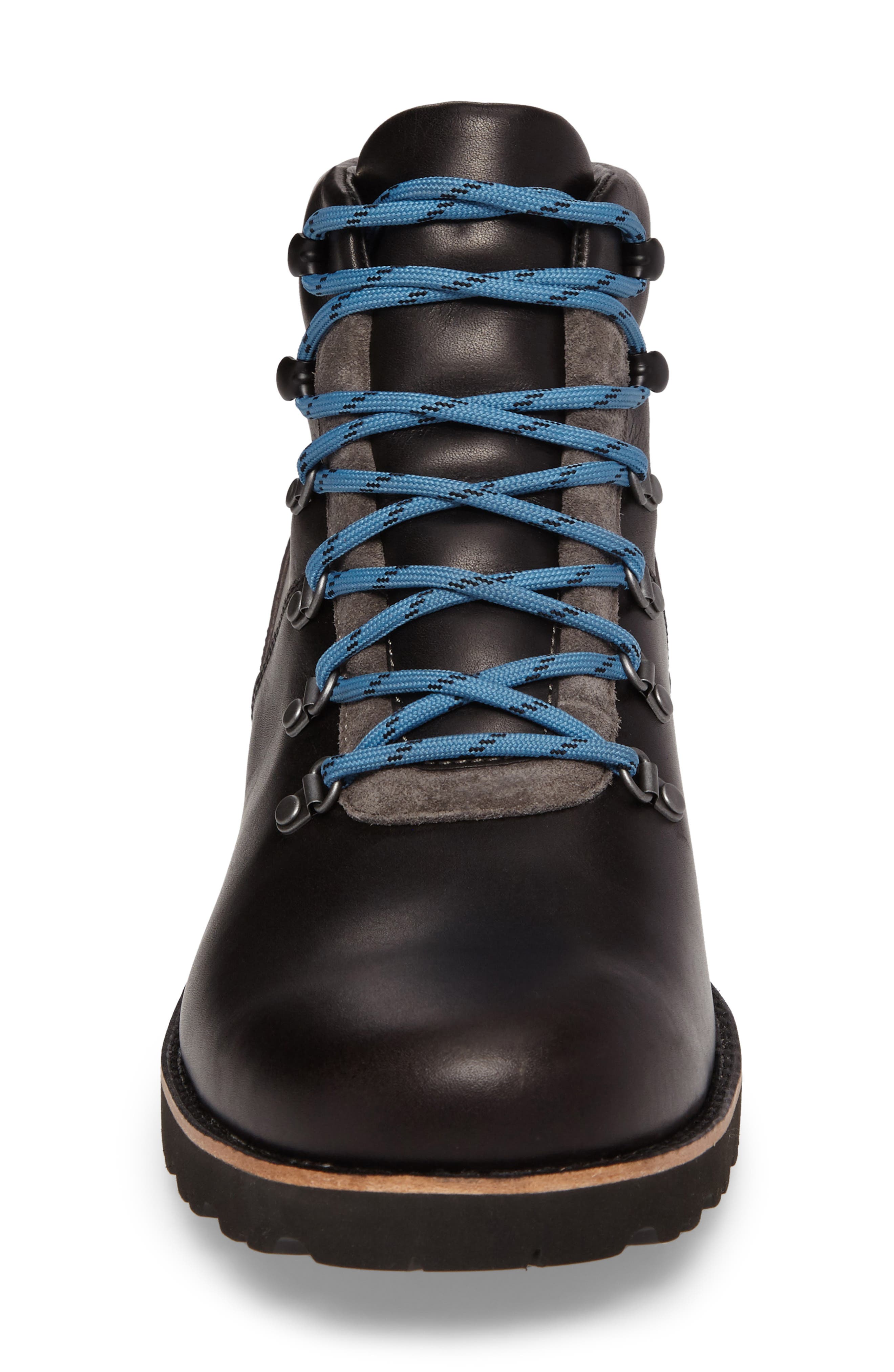 UGG Halfstein Plain Toe Boot, Alternate, color, CHARCOAL