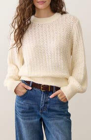 Marine Layer Alma Crewneck Sweater