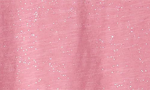 Hatley Kids' Sea Sparkle Puff Sleeve Cotton T-shirt In Pink