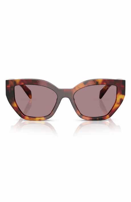 Prada 55mm Butterfly Sunglasses