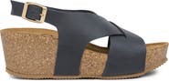 Celtic & Co. Crossover Detail Wedge Sandal