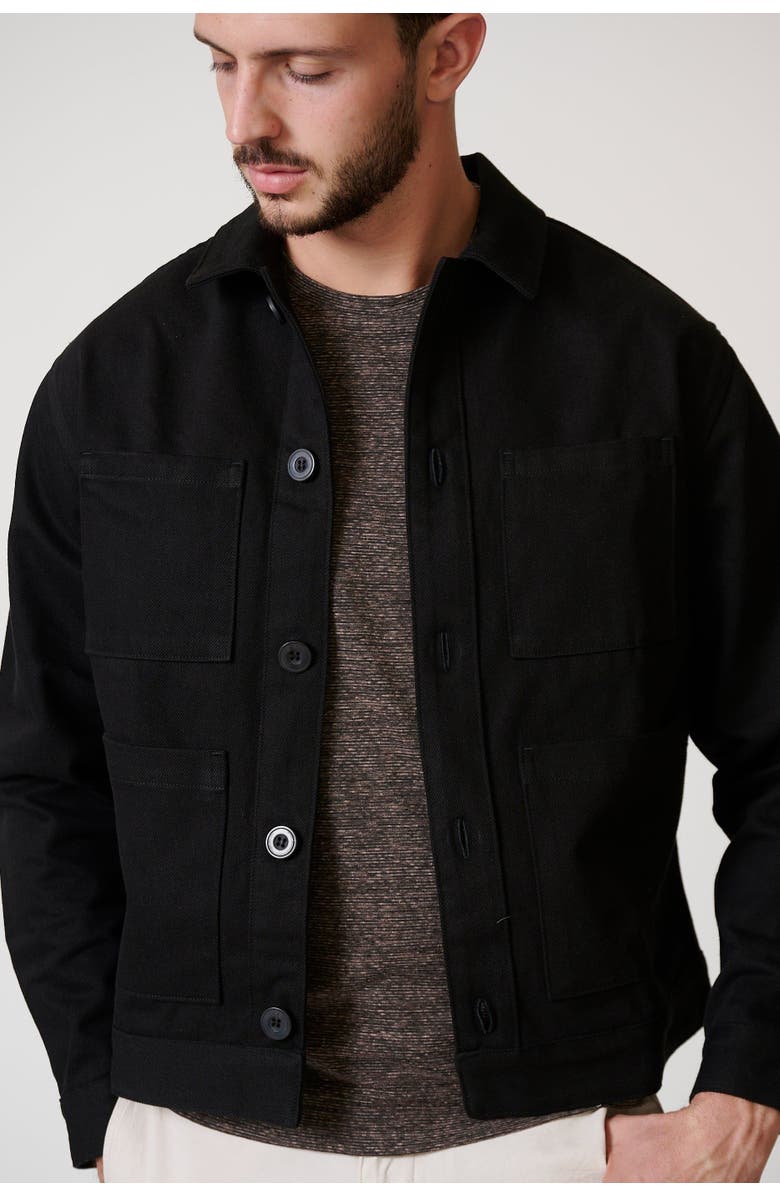 LEISURE LAB Ranch Jacket, Alternate, color, Matte Black