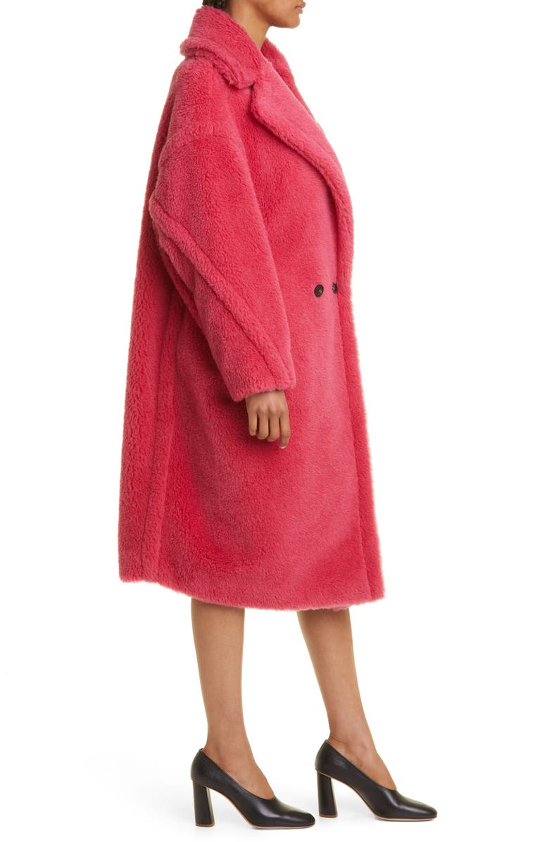 Max Mara Tedgirl Alpaca, Virgin Wool & Silk Coat, Alternate, color, 