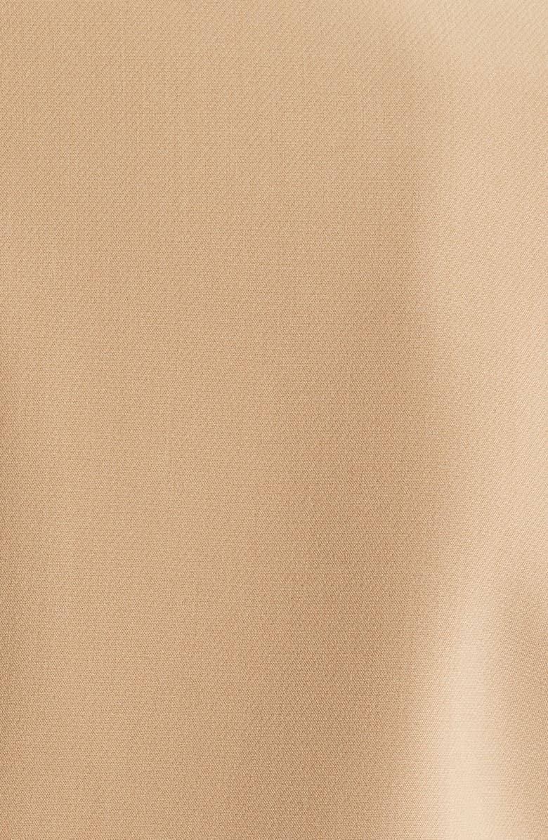 Anne Klein Double Breasted Crop Blazer, Alternate, color, Light Coffee