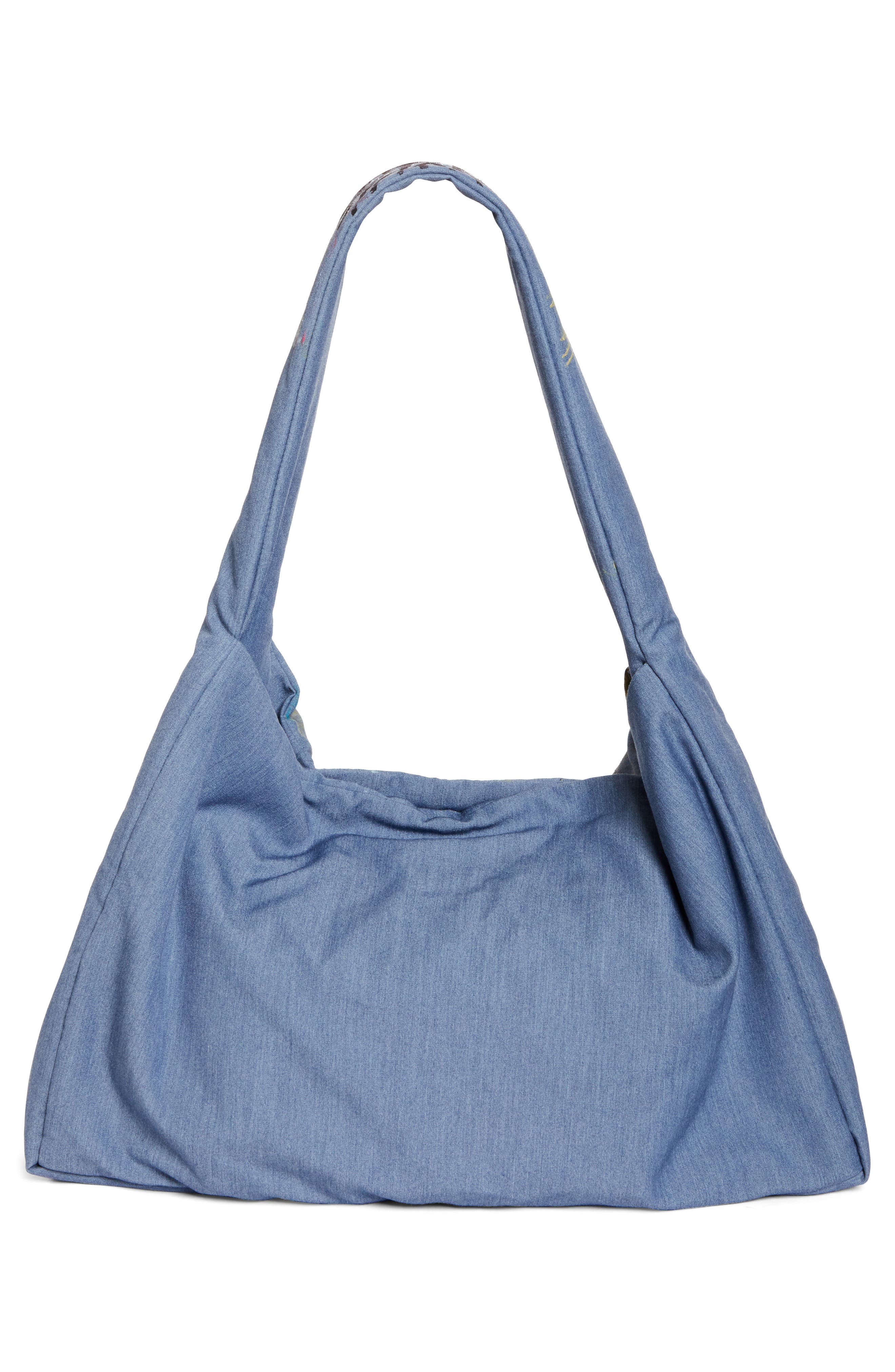 STOCKHOLM SURFBOARD CLUB Ford Padded Chambray Tote, Alternate, color, 