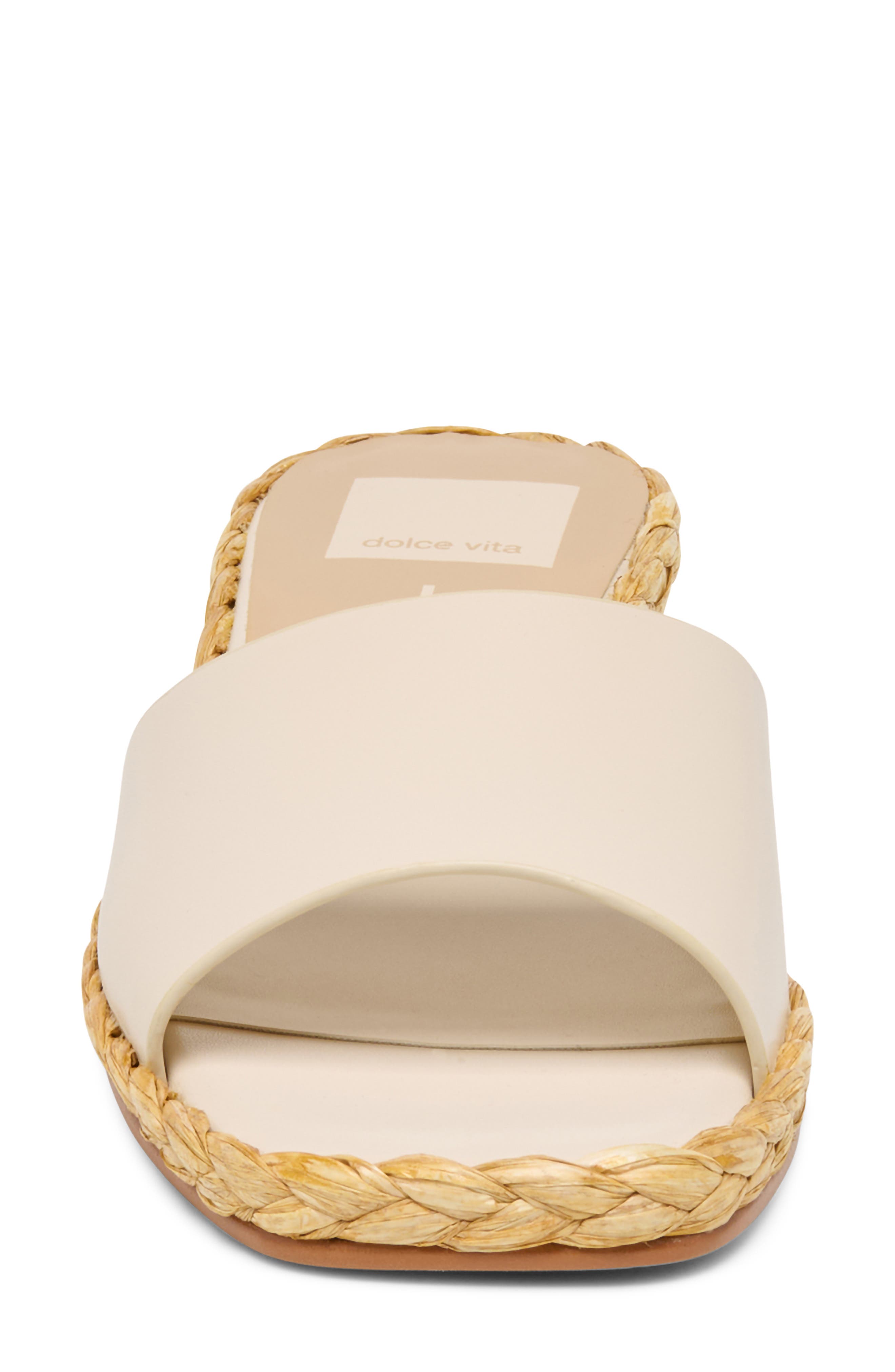 Dolce Vita Dixi Slide Sandal, Alternate, color, Bone Leather