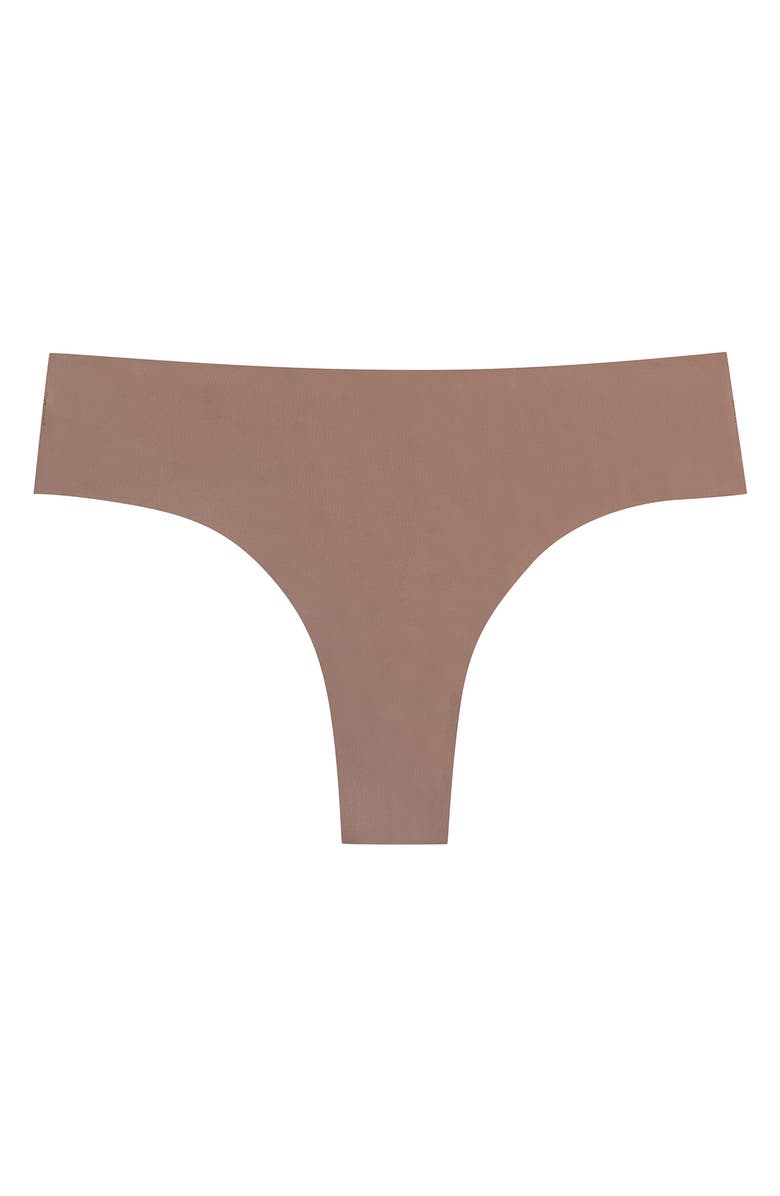 Uwila Warrior Soft Seamless Thong, Alternate, color, Toffee