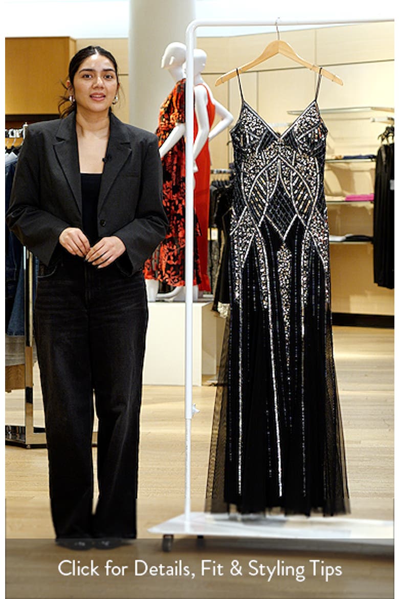 Embellished V-Neck Gown video