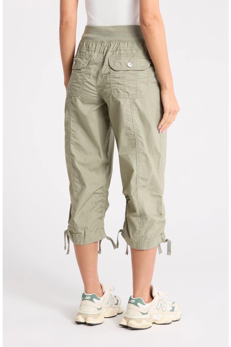 Peached Poplin Convertible Utility Pants, Alternate, color, BAY LEAF