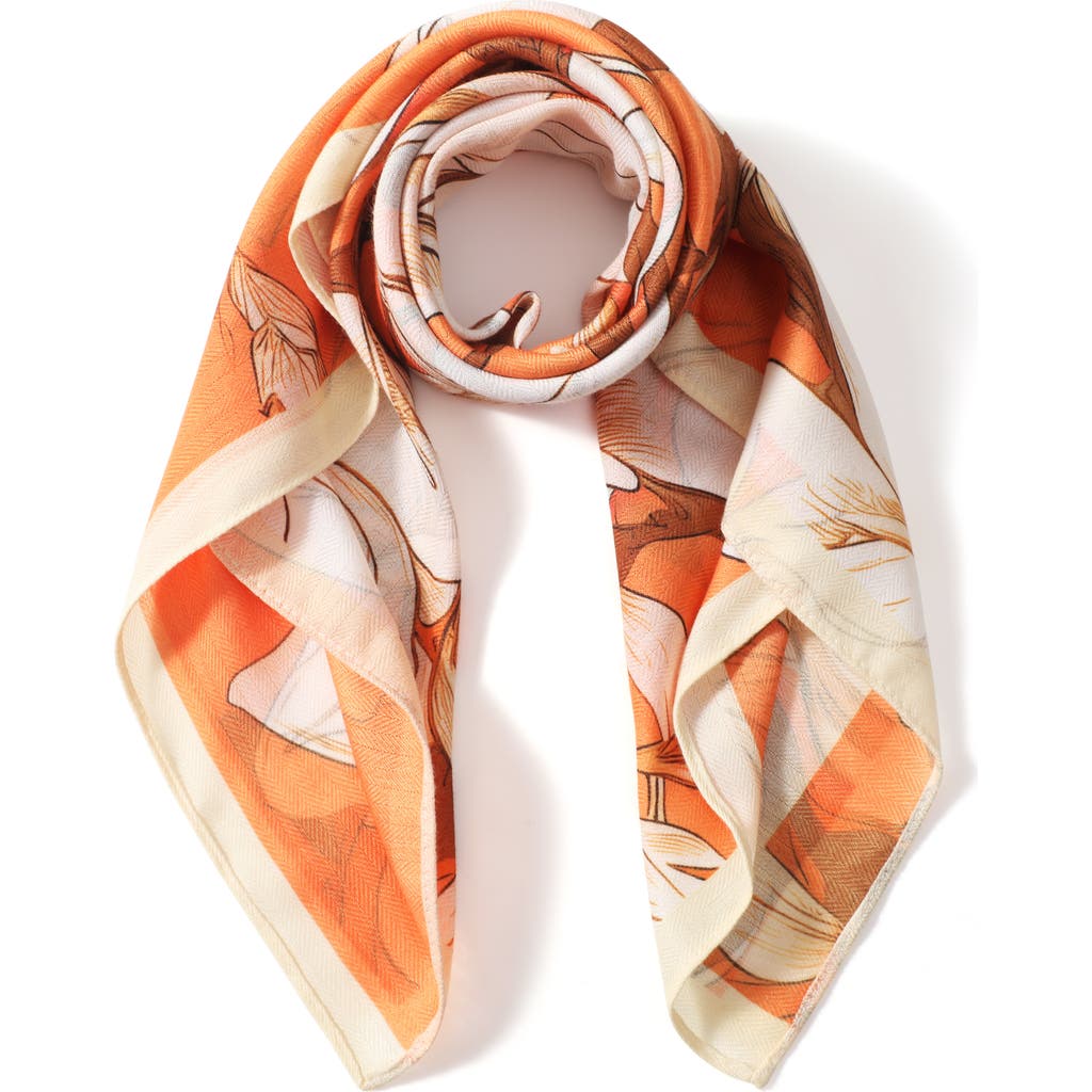 Youzey The Madeline Scarf in Orange at Nordstrom, Size Small