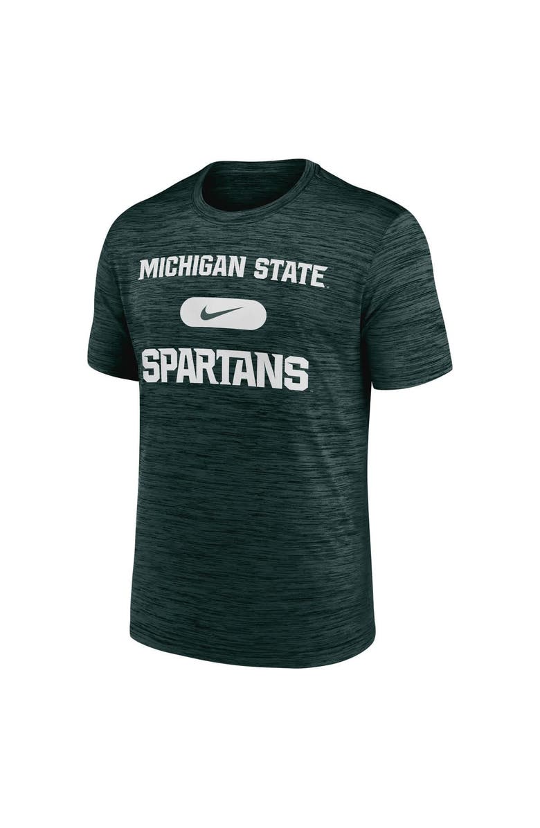Nike Men's Nike Green Michigan State Spartans Velocity Mascot Performance T-Shirt, Alternate, color, 