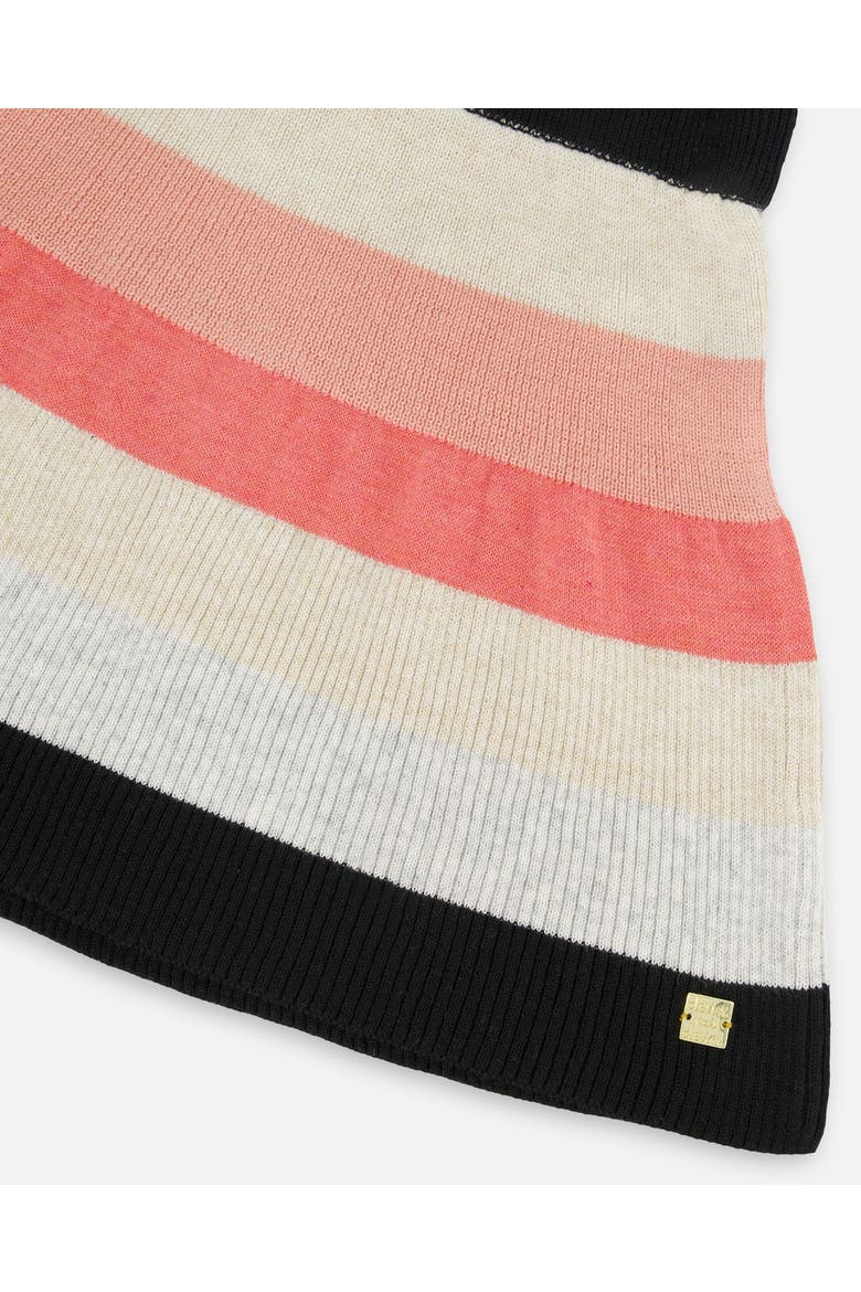 Striped Knit Skirt, Alternate, color, Beige, Black and Pink