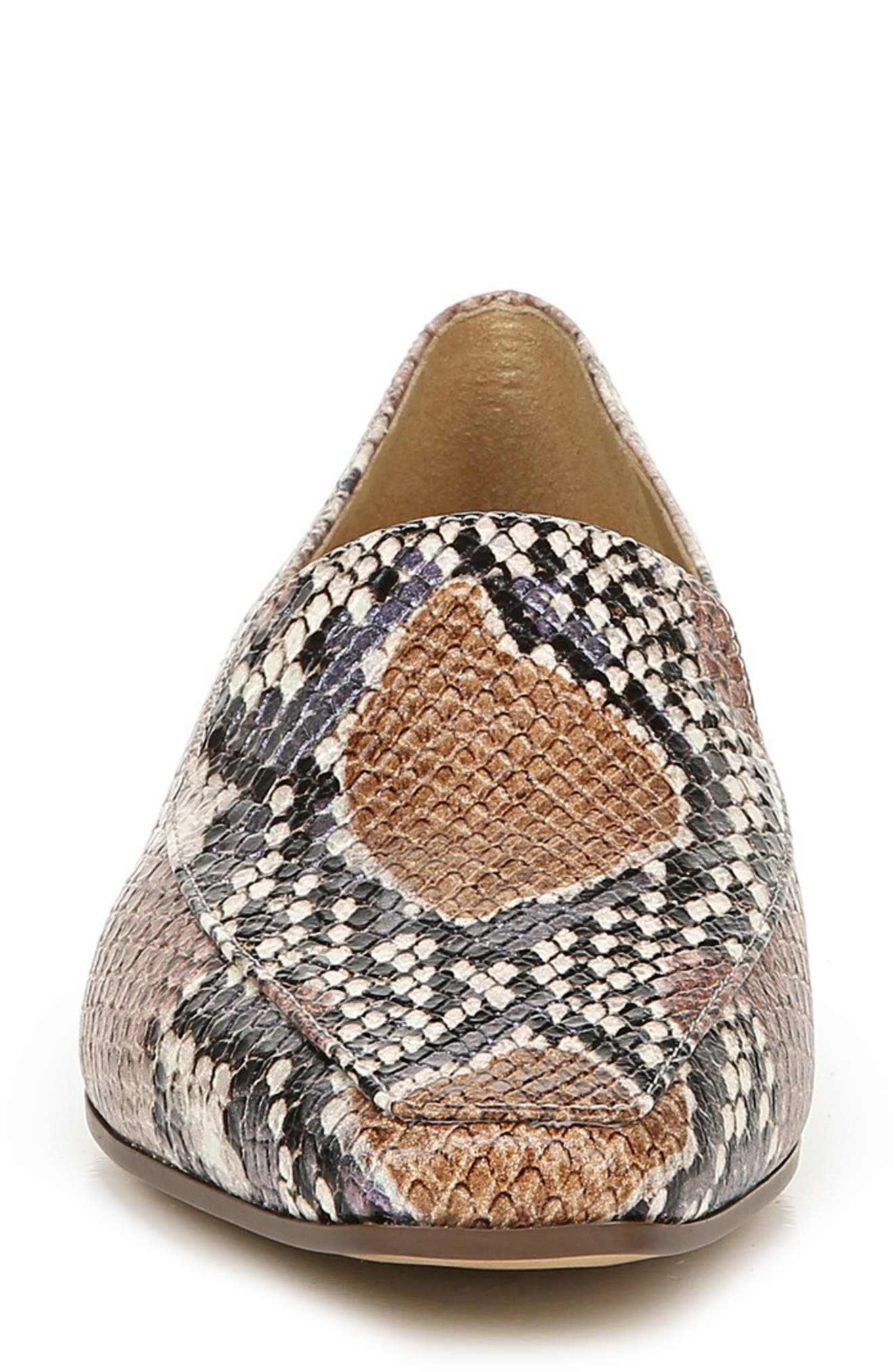 Clea Loafer, Alternate, color, PASTEL SNAKE PRINT