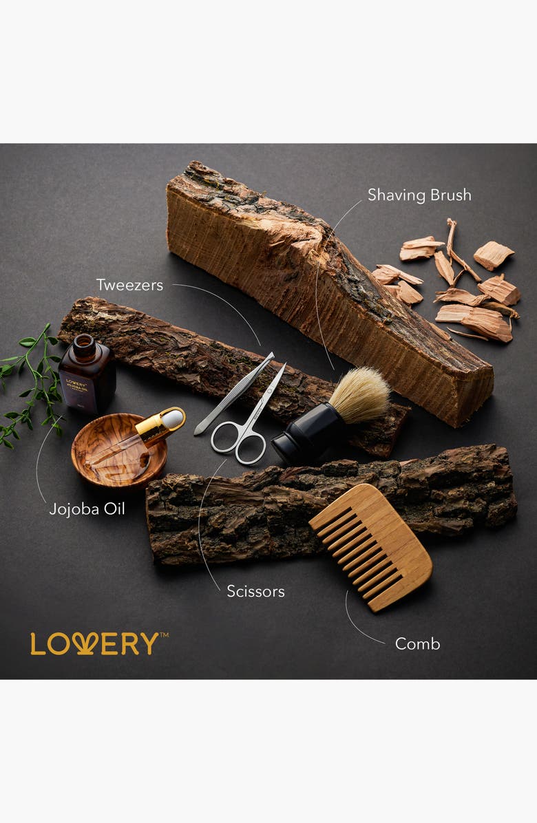 Lovery 14 Pc Sandalwood Bath Gift Set, Alternate, color, Dark Brown / Gold