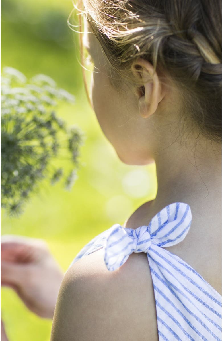 Hope & Henry Girls' Bow Shoulder Swing Dress, Toddler, Alternate, color, 