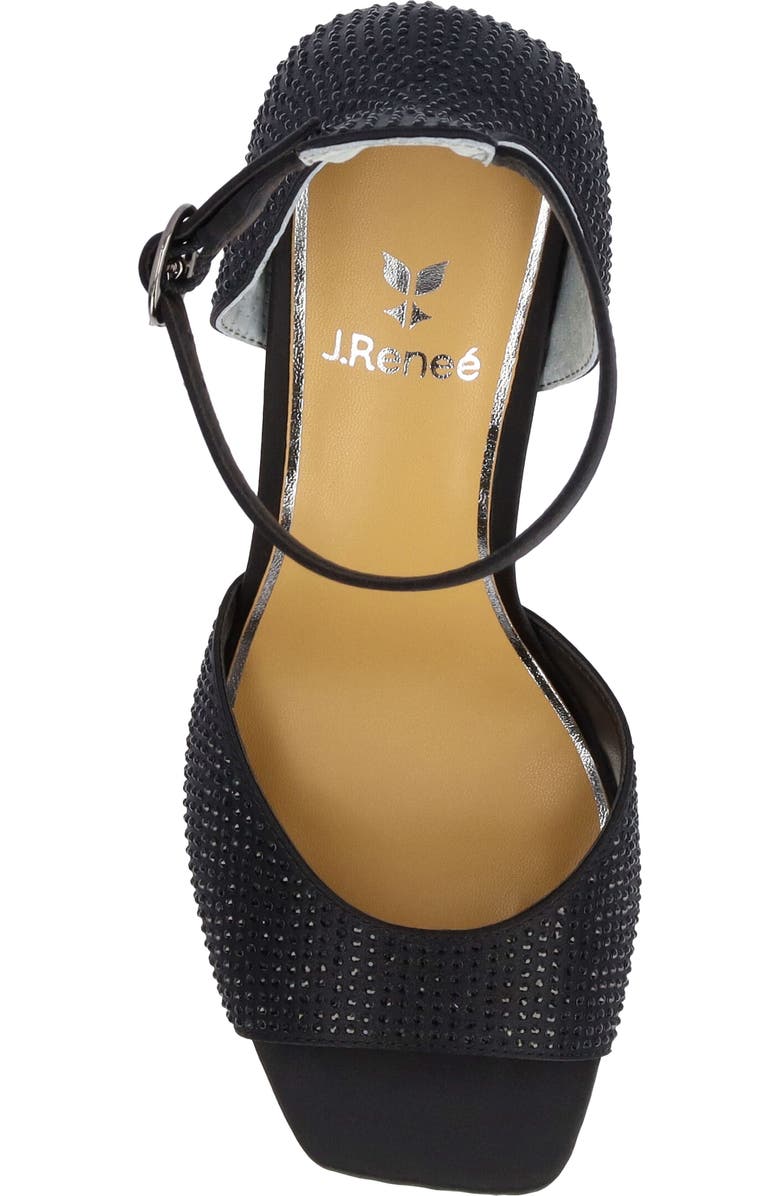 J. Reneé Lantana Ankle Strap Sandal, Alternate, color, Black