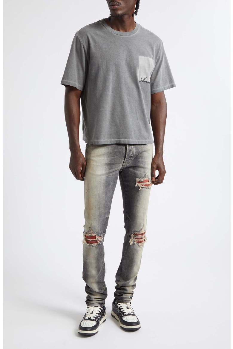 Faded Pocket Crop T-Shirt, Alternate, color, BLACK