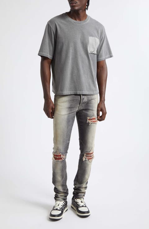 Faded Pocket Crop T-Shirt