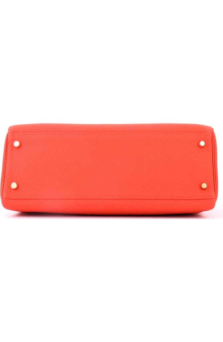 Pre-Owned Hermes Kelly Handbag Orange Togo with Gold Hardware 32, Alternate, color, Capucine