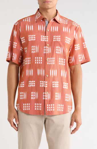Coastal Ease Aqua Kay Short Sleeve Button-Up Shirt