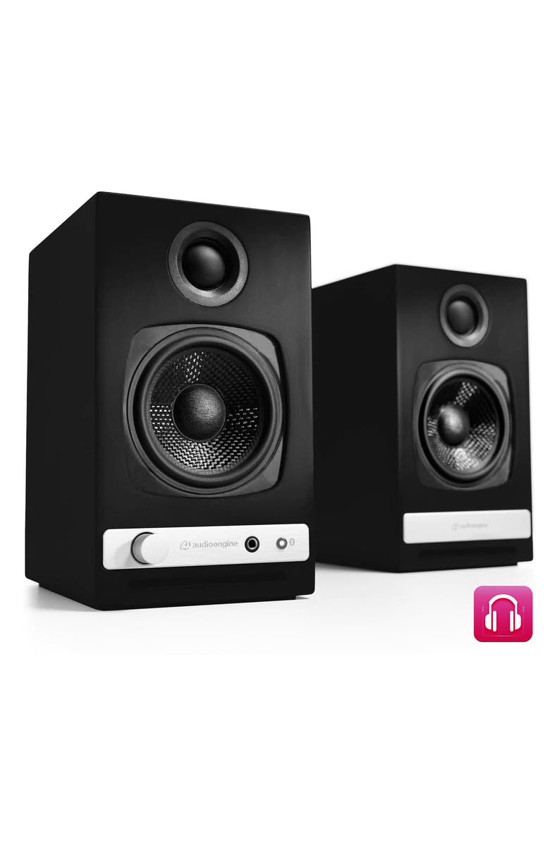Audioengine HD3 Next Gen Home Music System & S6 Black Powered Subwoofer, Alternate, color, Black