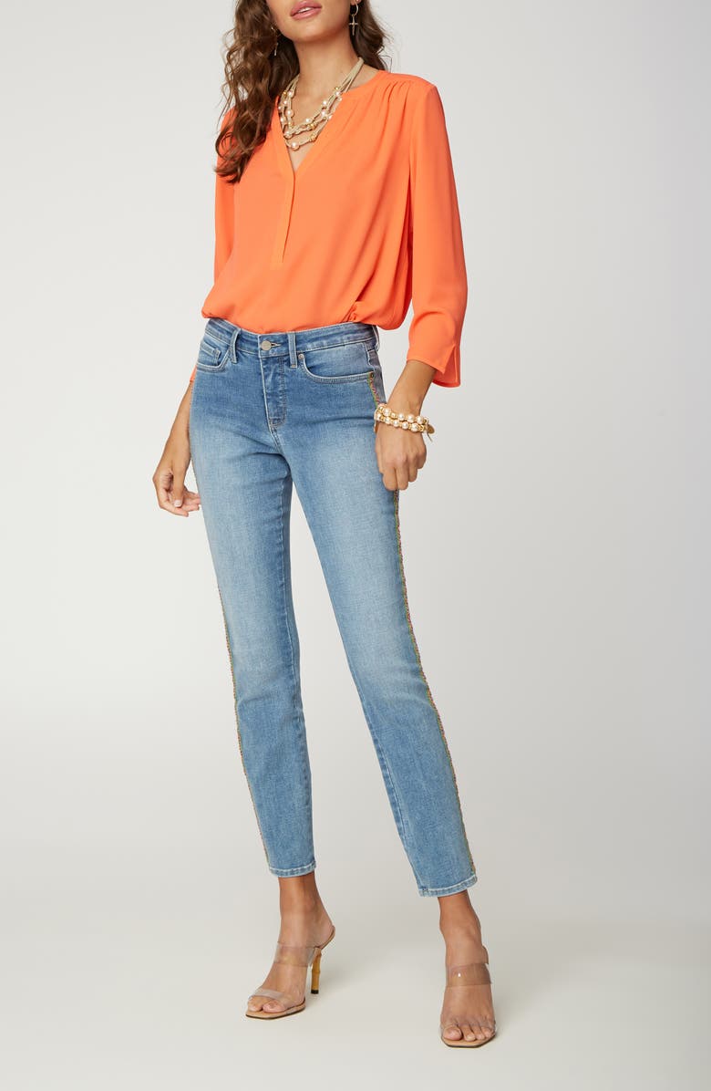 NYDJ Alina Pop Ankle Denim Leggings, Alternate, color,