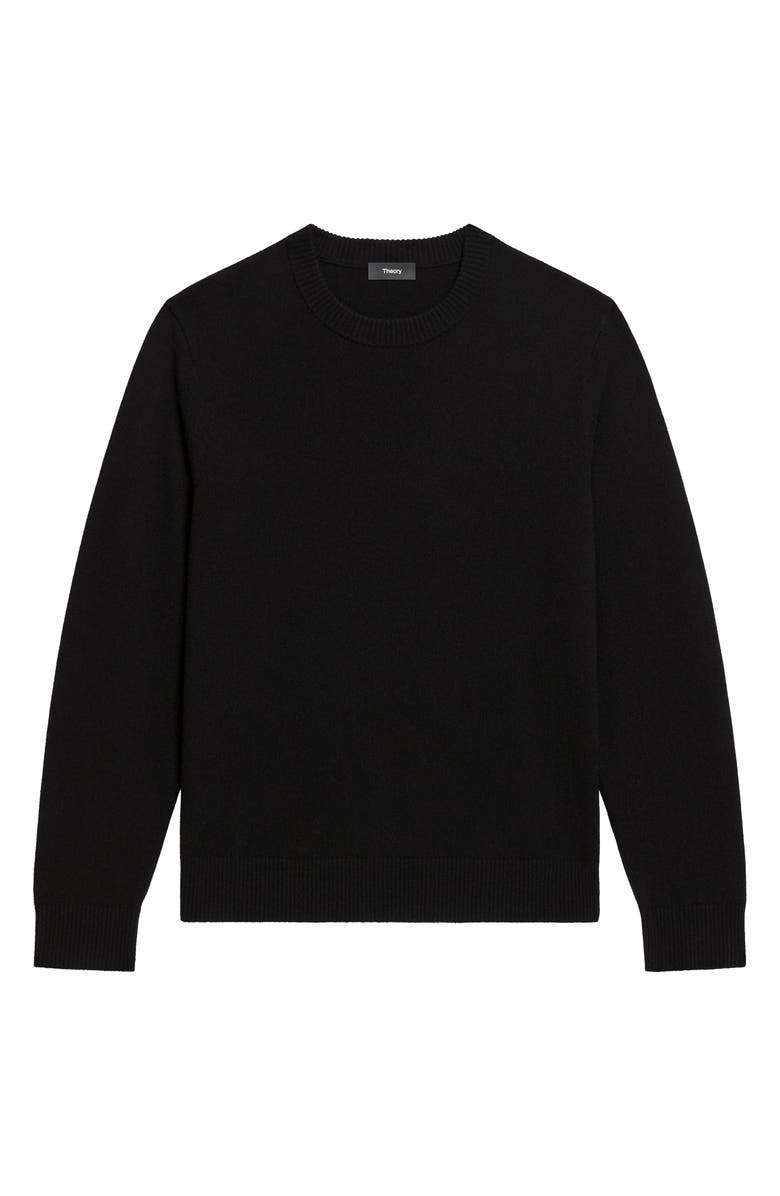 Theory Hilles Cashmere Sweater, Alternate, color, Black