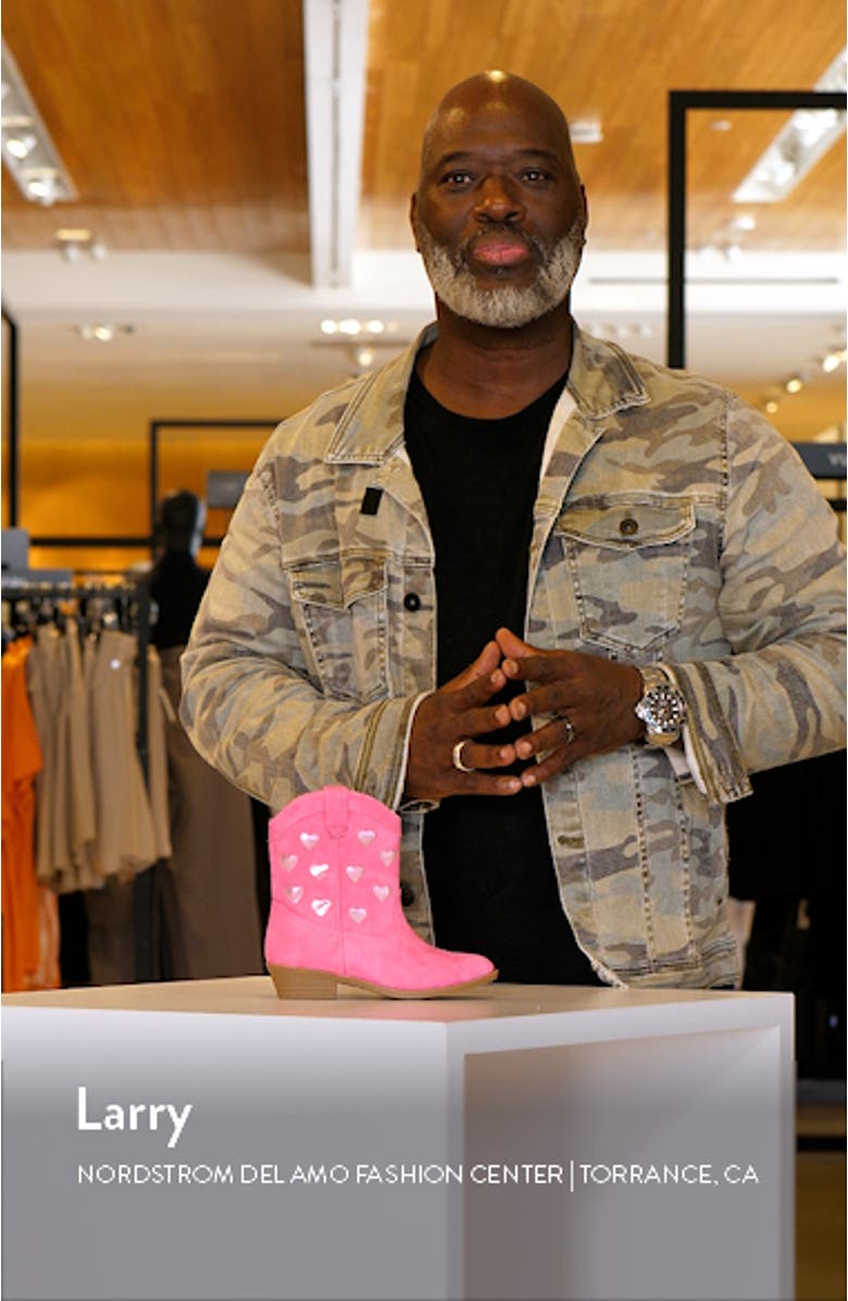 Kids' Cade Heart Western Boot, sales video thumbnail