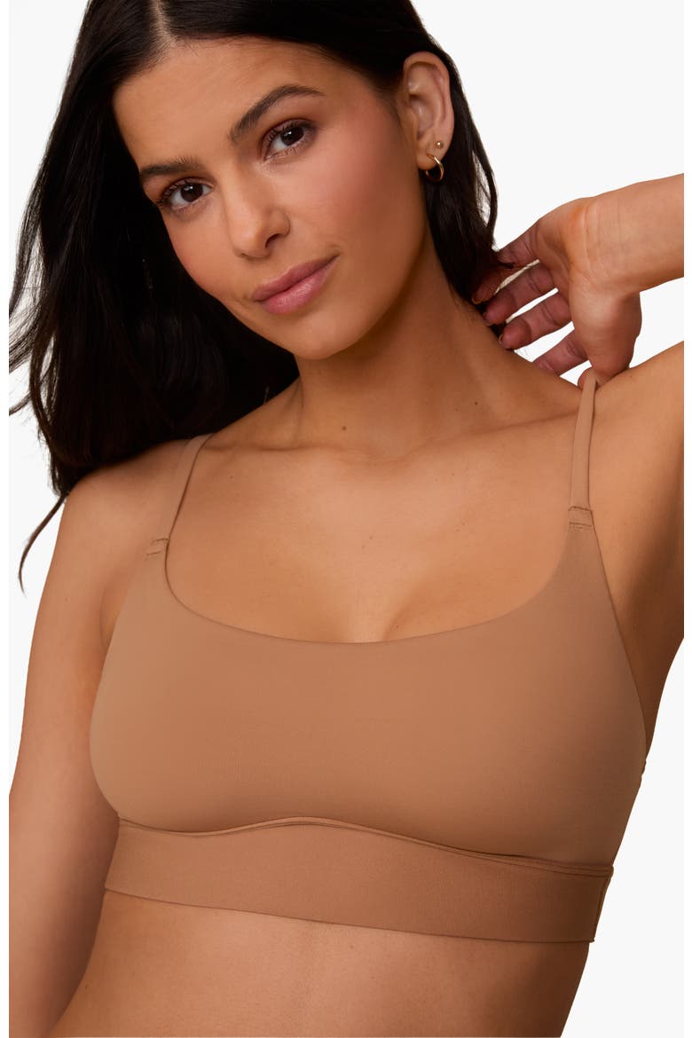 Bliss Scoop Bralette, Alternate, color, Tan