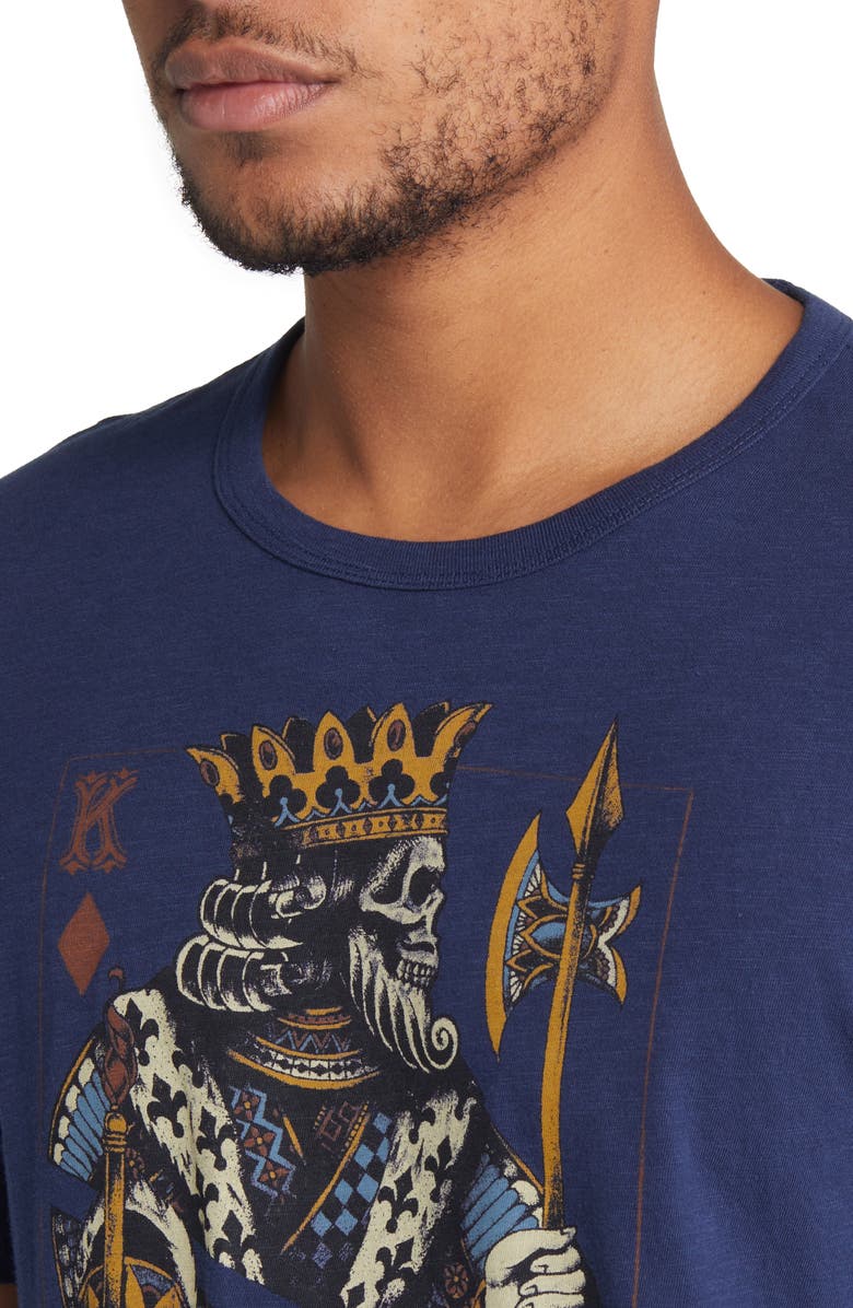 Lucky Brand King of Diamonds Graphic Tee, Alternate, color,
