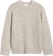 Open Edit Oversize Fuzzy Sweater