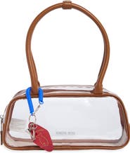 Steve Madden Goldee Clear Shoulder Bag with Fish Pouch