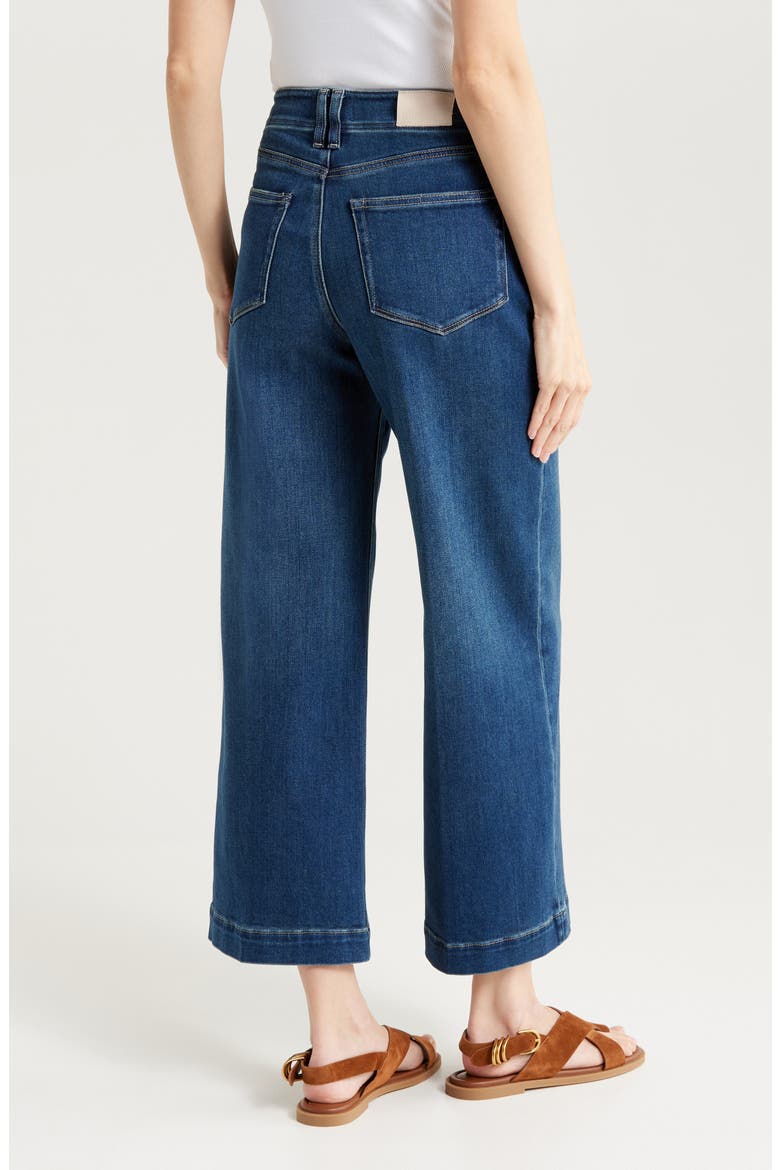 Anessa High Waist Ankle Wide Leg Jeans, Alternate, color, AMOROSO