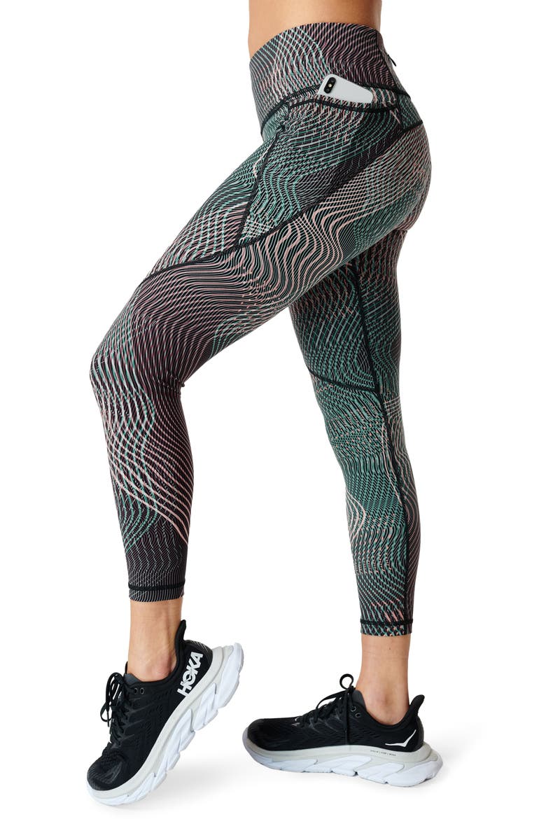 Power Pocket Workout 7/8 Leggings, Alternate, color, BLACK GEO SHADOW PRINT