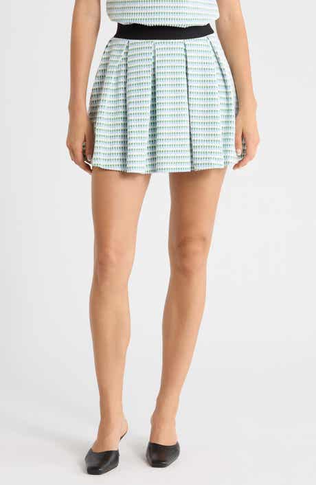 Hyatt Geo Print Pleated Mini
