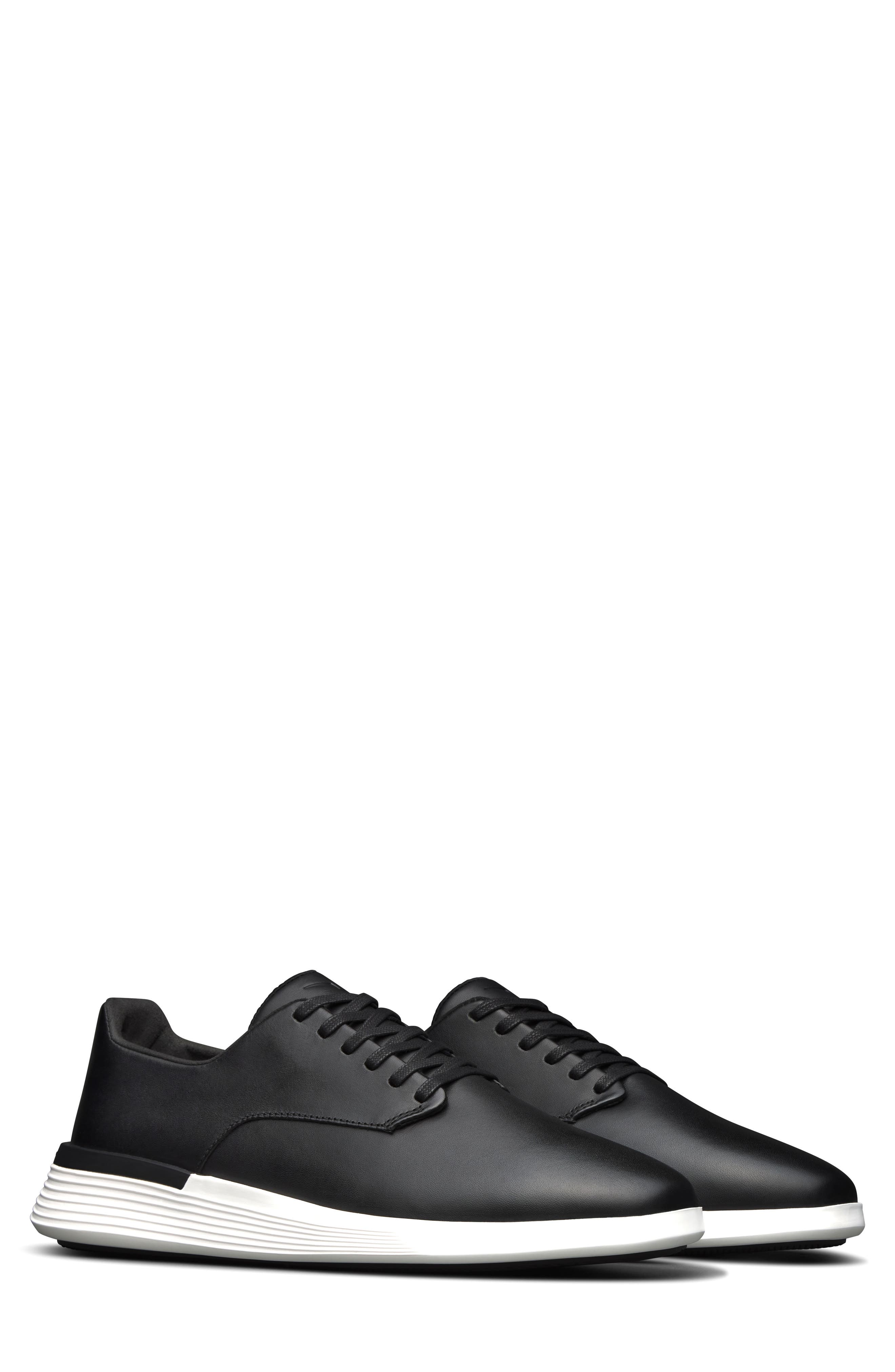 Wolf & Shepherd Crossover Plain Toe Derby, Main, color, Black / White