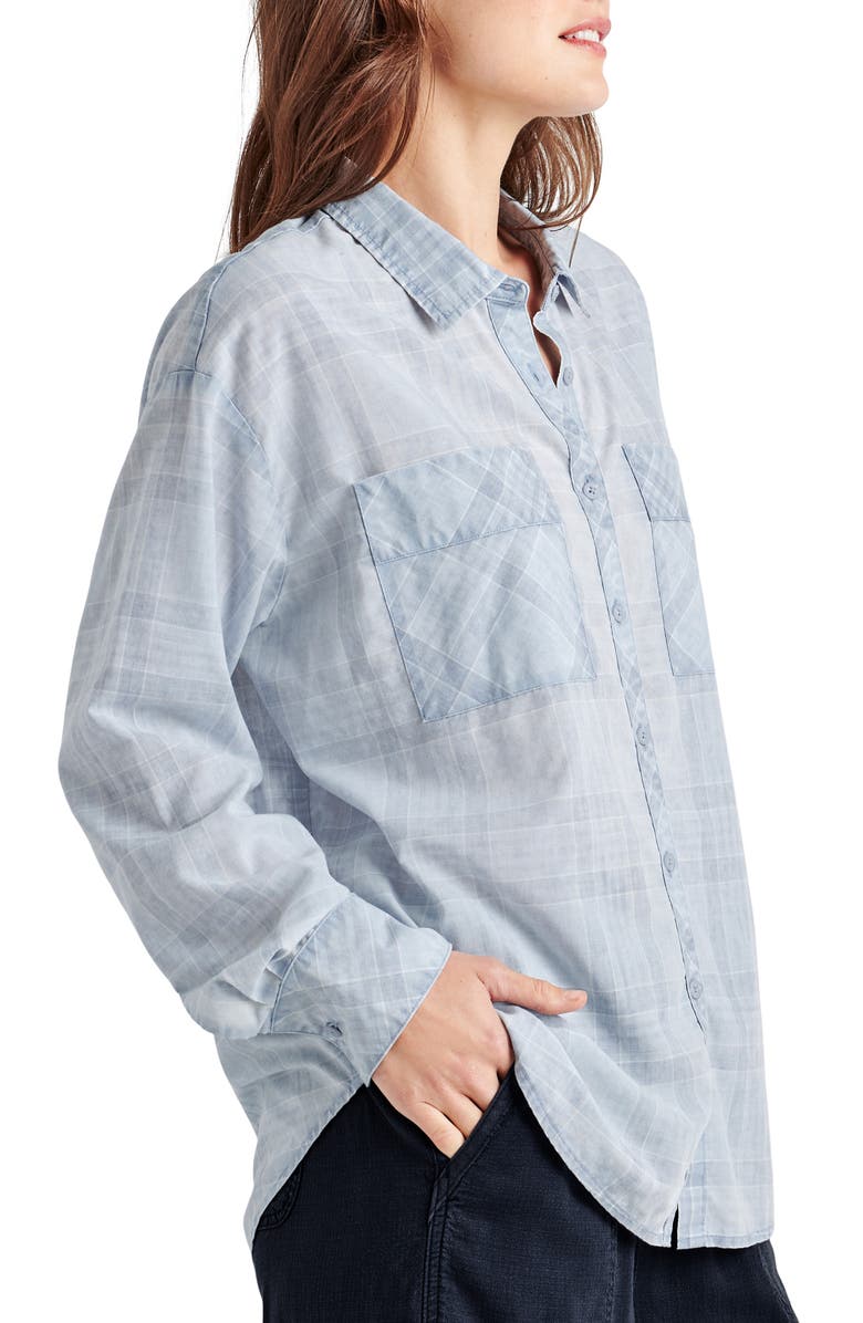 Splendid Macie Plaid Button-Up Shirt, Alternate, color, 