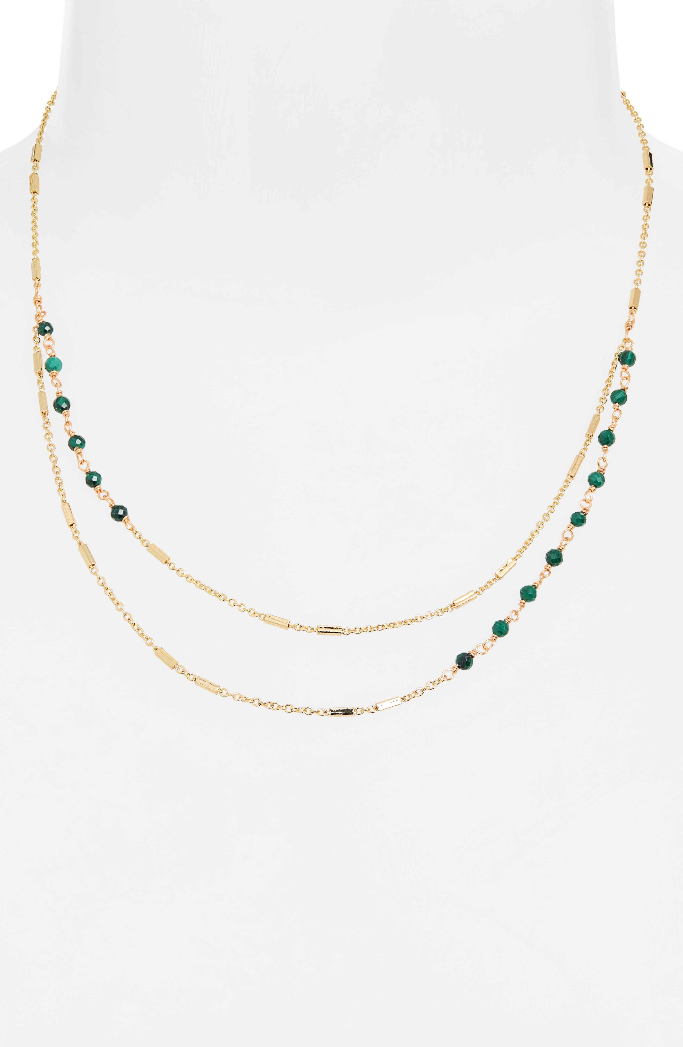 Crystal Two Row Necklace